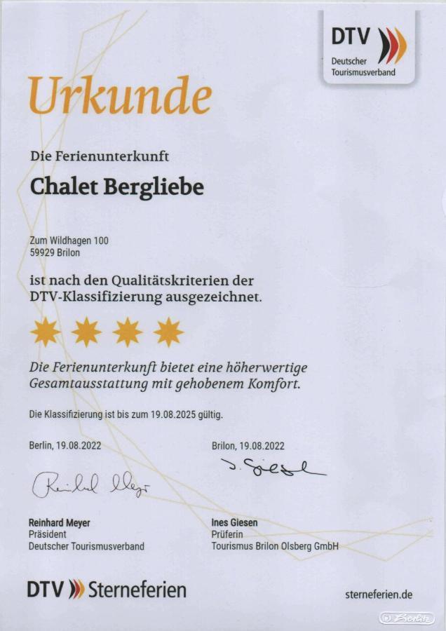 Chalet Bergliebe Brilon Ngoại thất bức ảnh